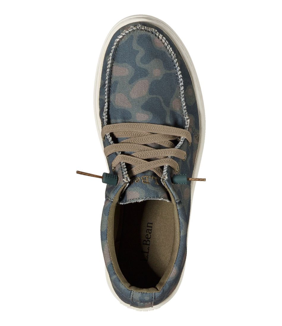 L.L.Bean Women's Higgins Beach 4-Eye Slip-Ons, Print FOOTWEAR|SALE