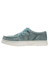 L.L.Bean Women's Higgins Beach 4-Eye Slip-Ons, Fabric FOOTWEAR|SALE