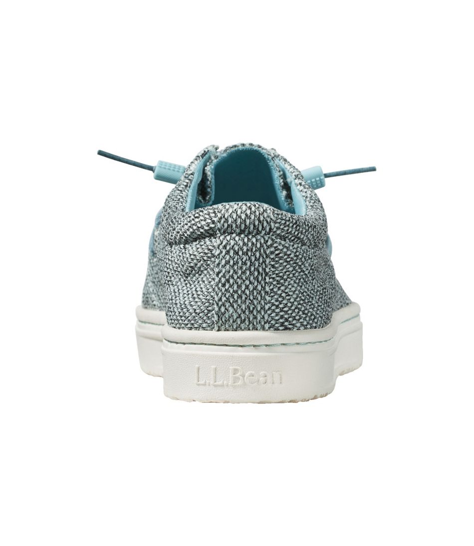L.L.Bean Women's Higgins Beach 4-Eye Slip-Ons, Fabric FOOTWEAR|SALE