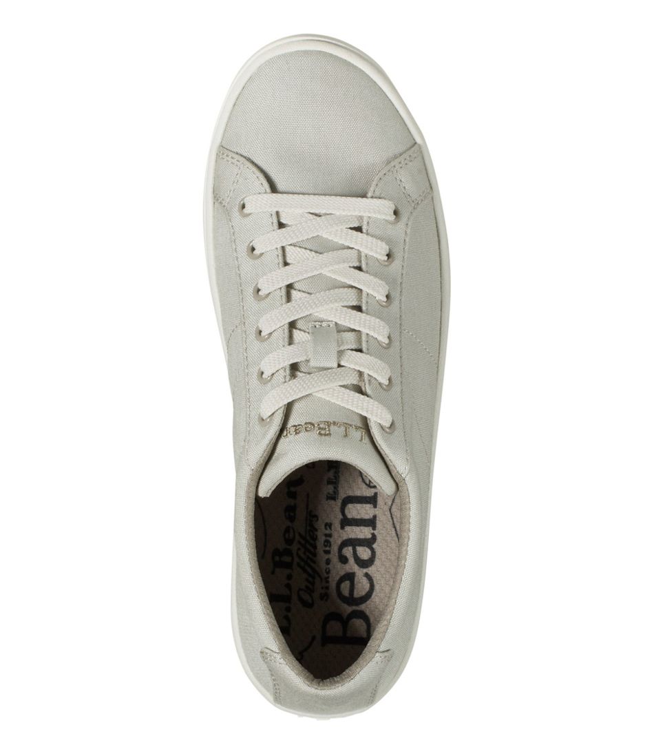 L.L.Bean Women's Eco Bay Canvas Sneakers, Lace-Up FOOTWEAR|SALE