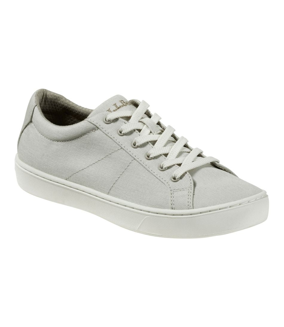 L.L.Bean Women's Eco Bay Canvas Sneakers, Lace-Up FOOTWEAR|SALE