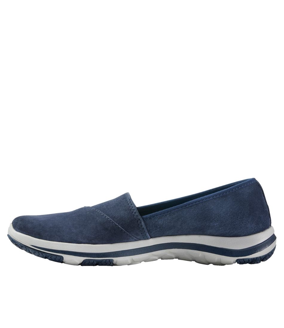 L.L.Bean Women's Back Cove Stretch Slip-Ons, Nubuck FOOTWEAR|SALE