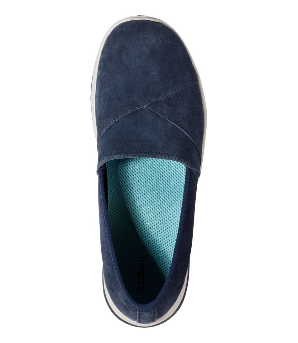 L.L.Bean Women's Back Cove Stretch Slip-Ons, Nubuck FOOTWEAR|SALE