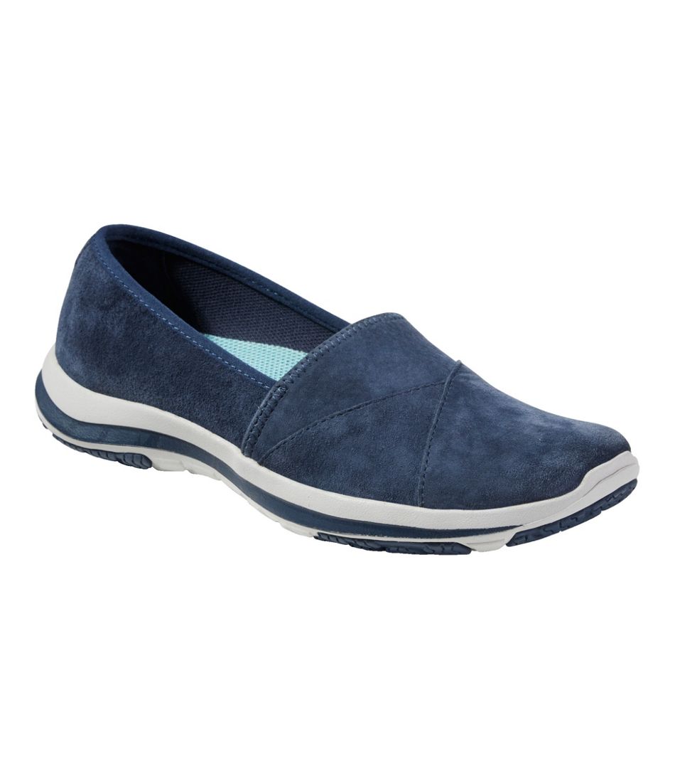 L.L.Bean Women's Back Cove Stretch Slip-Ons, Nubuck FOOTWEAR|SALE