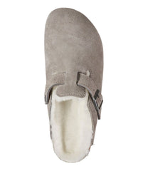 L.L.Bean Women's Birkenstock Boston Clogs, Suede Shearling FOOTWEAR