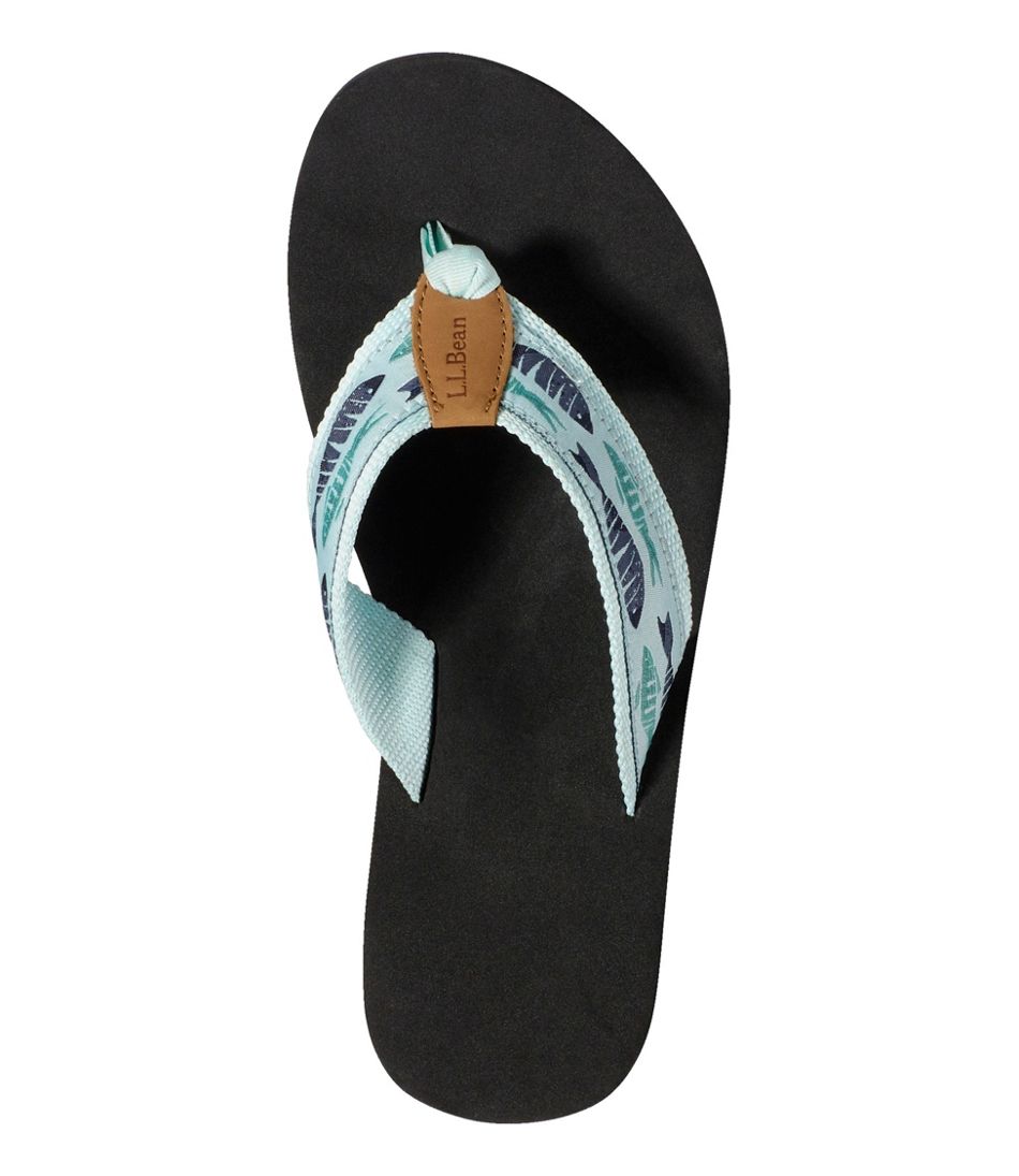 L.L.Bean Women's Original Maine Isle Flip-Flops, Motif FOOTWEAR|SALE
