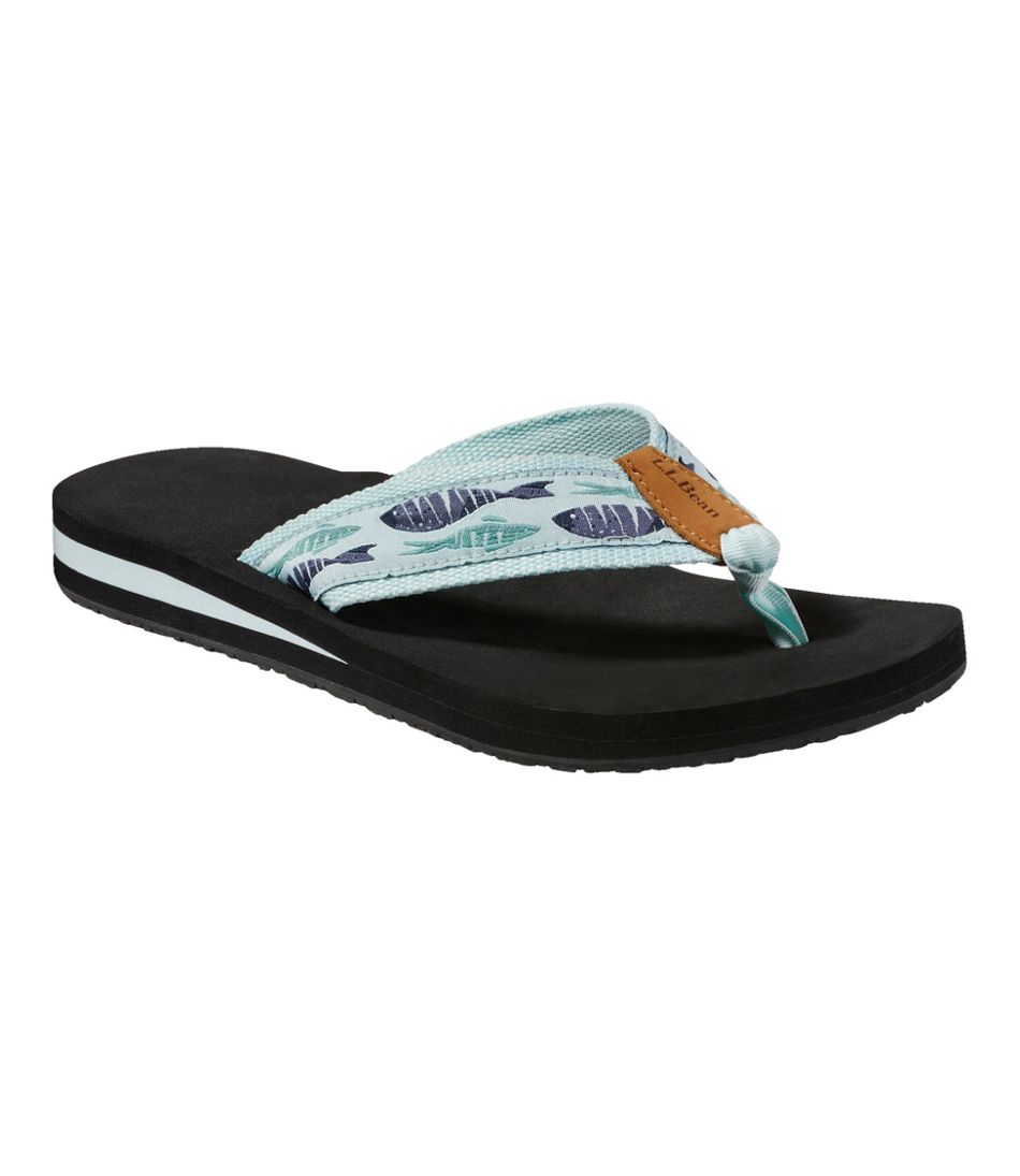 L.L.Bean Women's Original Maine Isle Flip-Flops, Motif FOOTWEAR|SALE