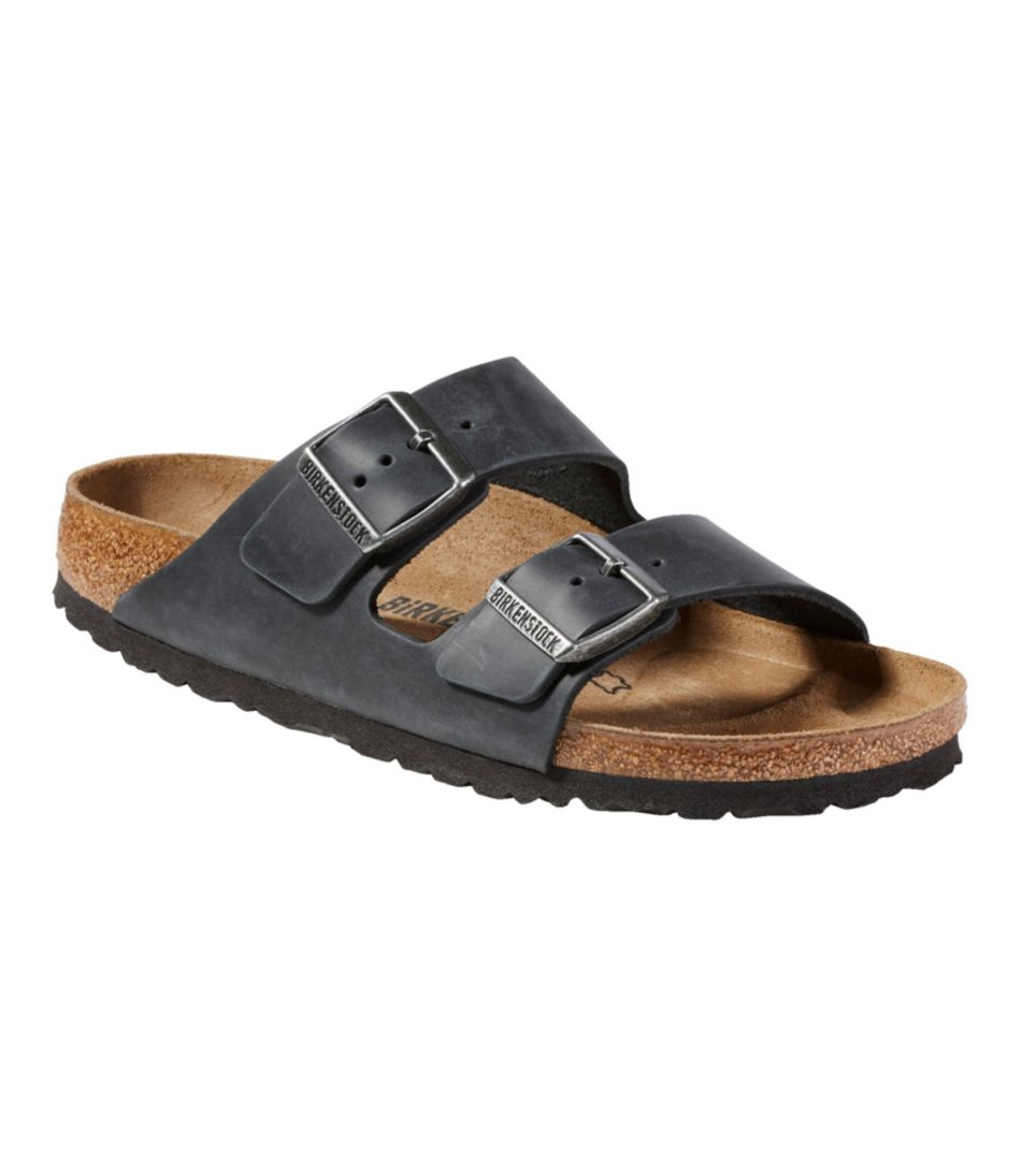 L.L.Bean Women's Birkenstock Arizona Sandals, Leather, Classic Footbed FOOTWEAR