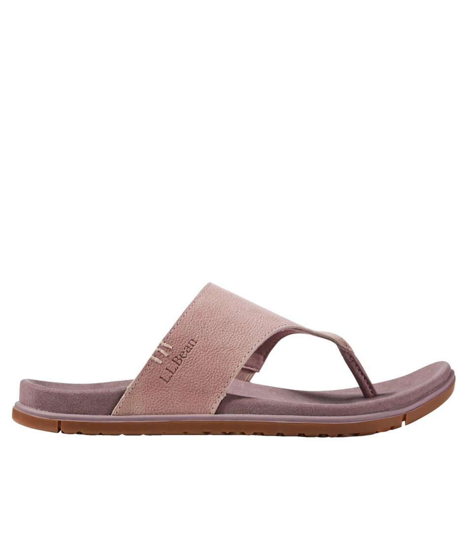 L.L.Bean Women's Go-Anywhere Flip-Flops, Nubuck FOOTWEAR|SALE