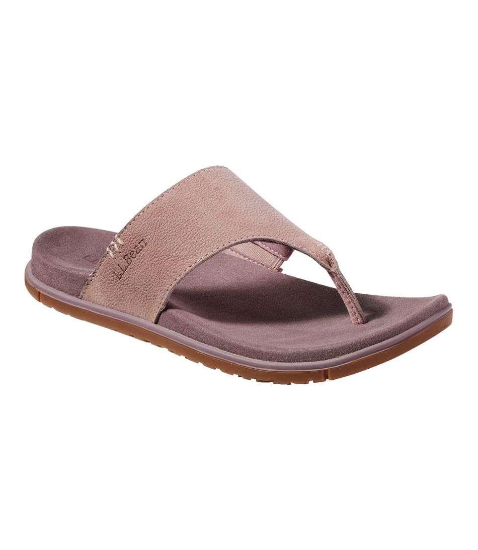 L.L.Bean Women's Go-Anywhere Flip-Flops, Nubuck FOOTWEAR|SALE
