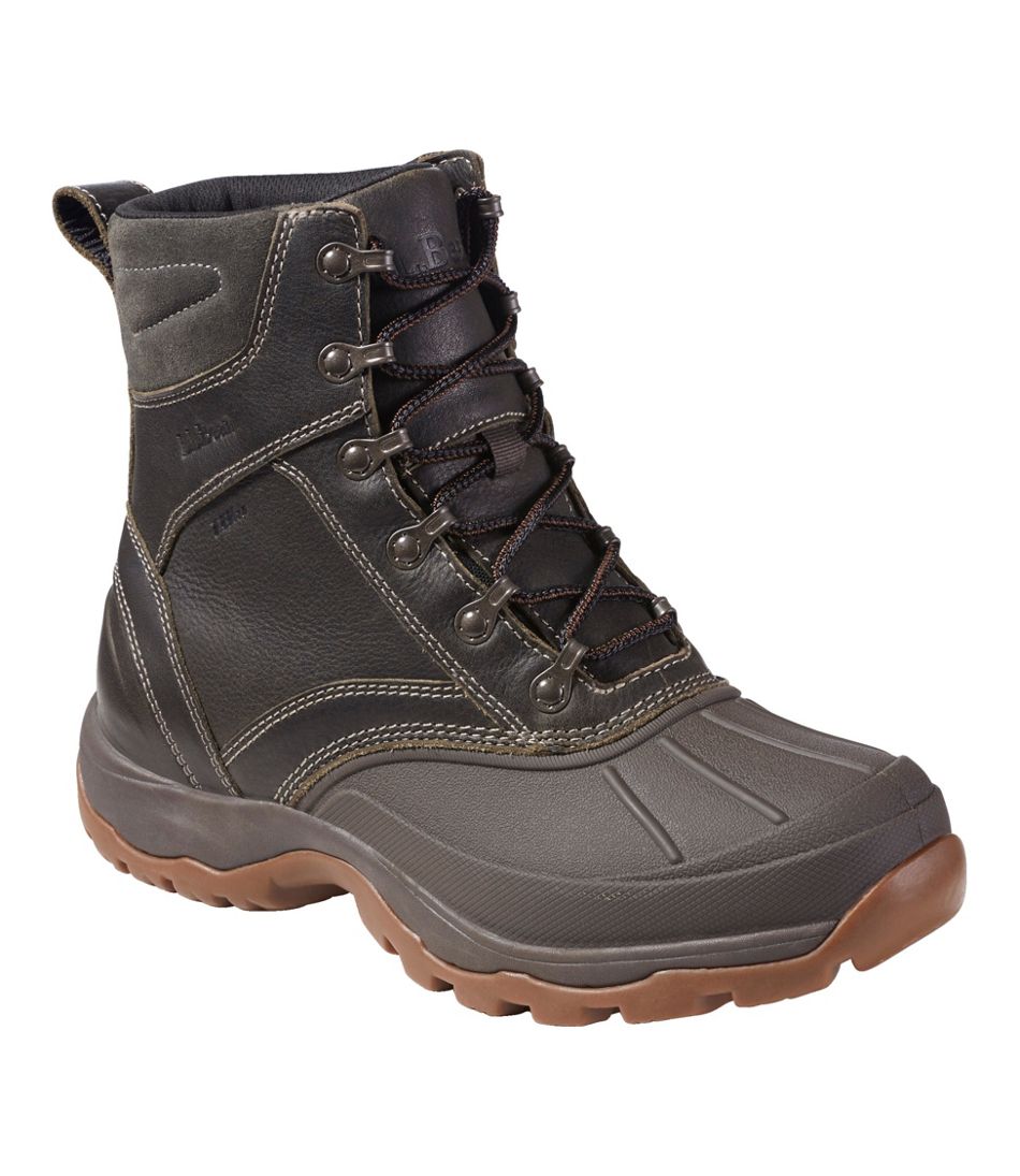 L.L.Bean Men's Storm Chaser Boots 5, Leather Lace-Up FOOTWEAR