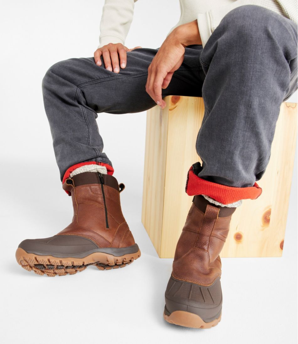 L.L.Bean Men's Storm Chaser Boots 5, Zip FOOTWEAR