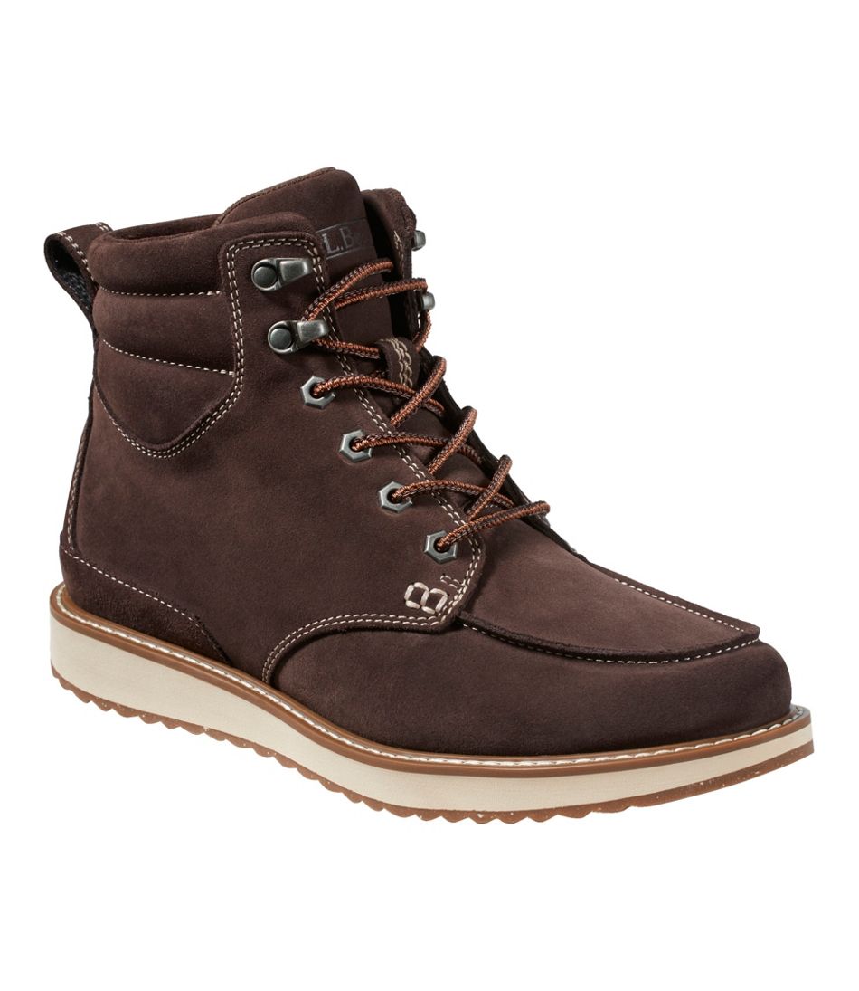 L.L.Bean Men's Stonington Boots, Suede Moc-Toe FOOTWEAR|SALE
