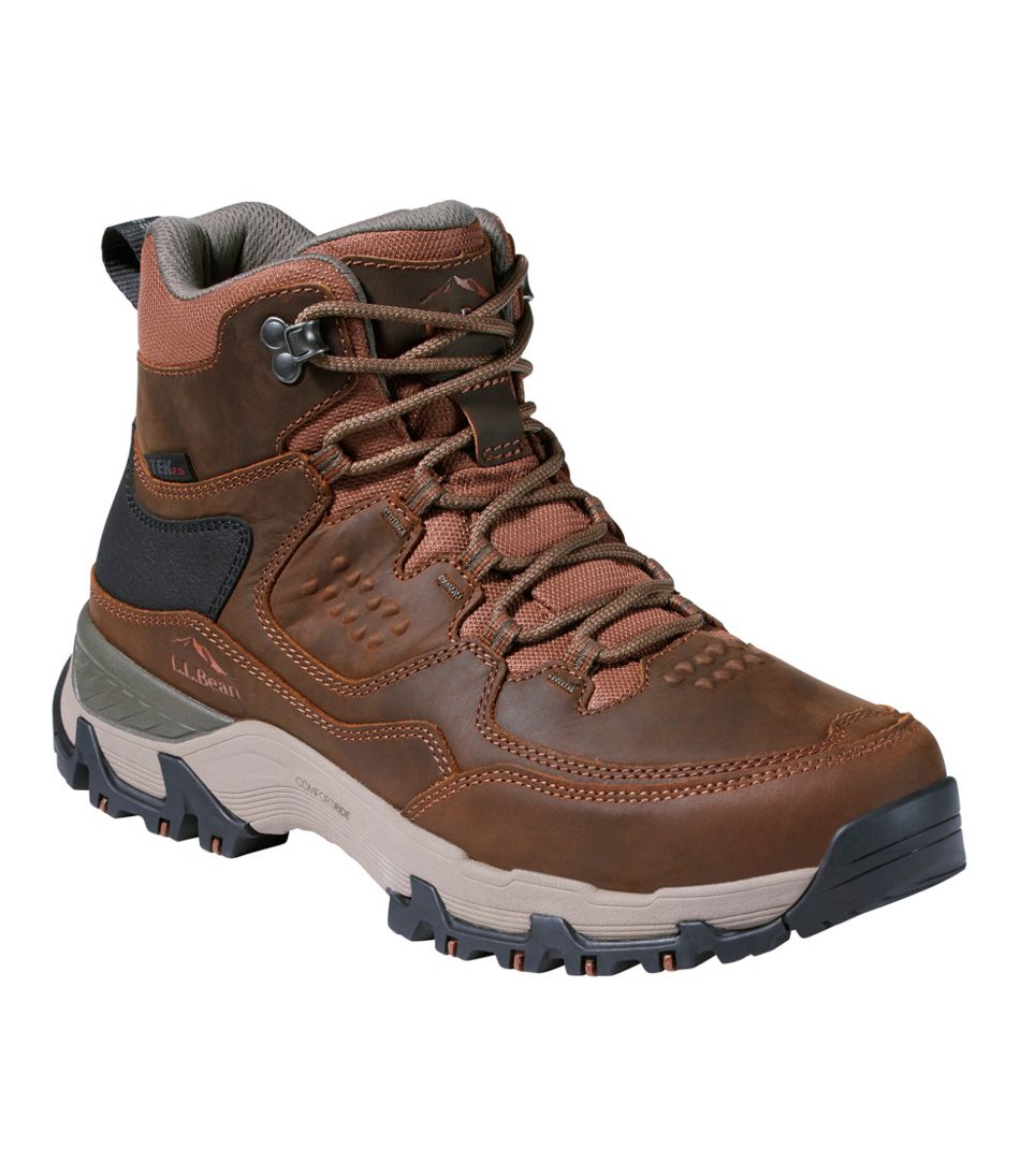 L.L.Bean Men's Trail Model X Waterproof Hiking Boots, Leather FOOTWEAR