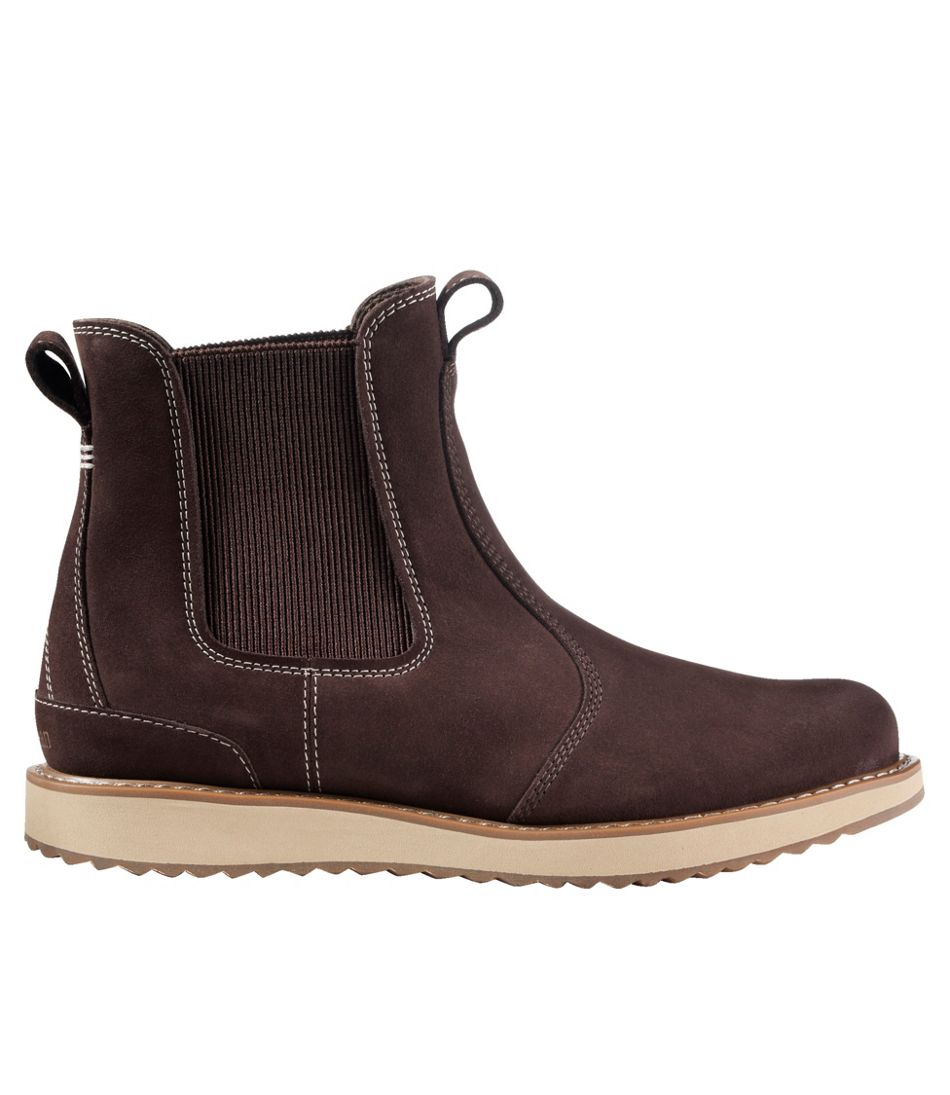 L.L.Bean Men's Stonington Chelsea Boots, Suede FOOTWEAR|SALE