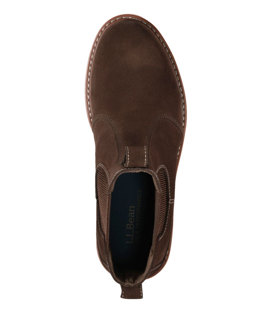 L.L.Bean Men's Stonington Chelsea Boots, Suede FOOTWEAR|SALE