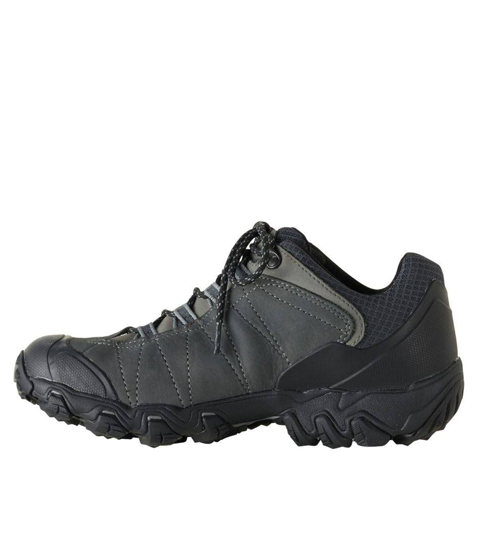 L.L.Bean Men's Oboz Bridger Low B-Dry Hiking Shoes FOOTWEAR