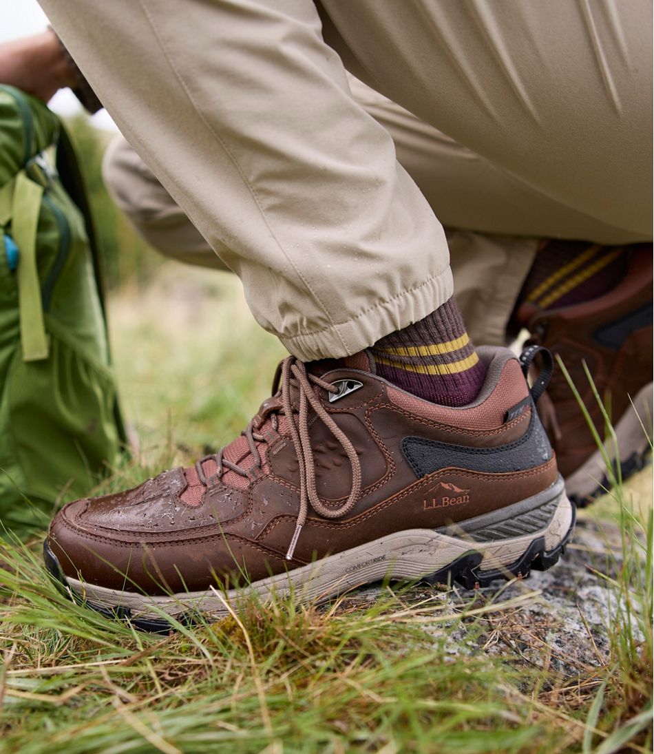 L.L.Bean Men's Trail Model X Waterproof Hiking Shoes, Leather FOOTWEAR