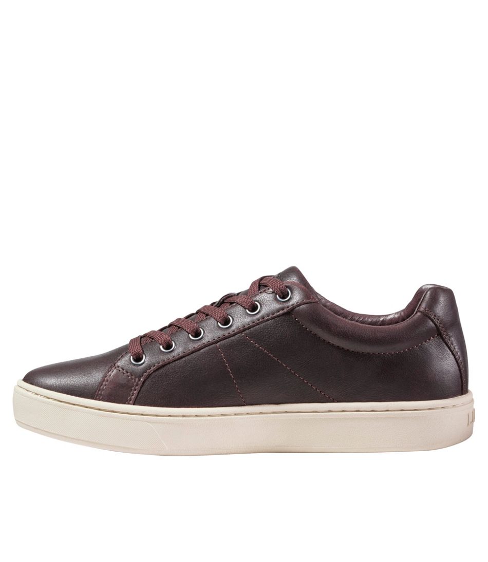 L.L.Bean Men's Eco Bay Sneakers, Leather FOOTWEAR