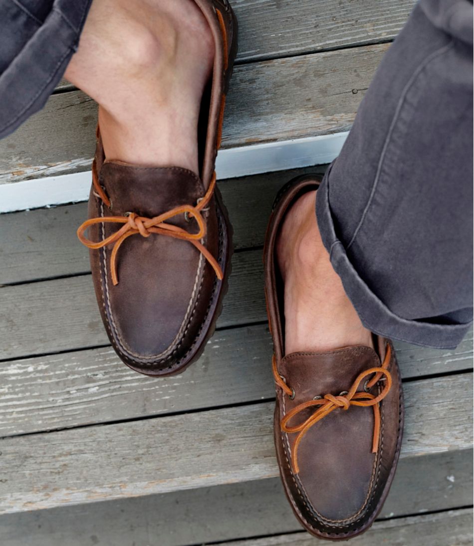 L.L.Bean Men's Allagash Handsewn Mocs, One-Eye FOOTWEAR
