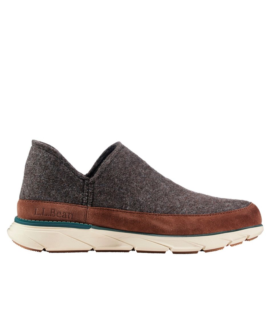 L.L.Bean Men's Downeast Slip-Ons, Wool FOOTWEAR