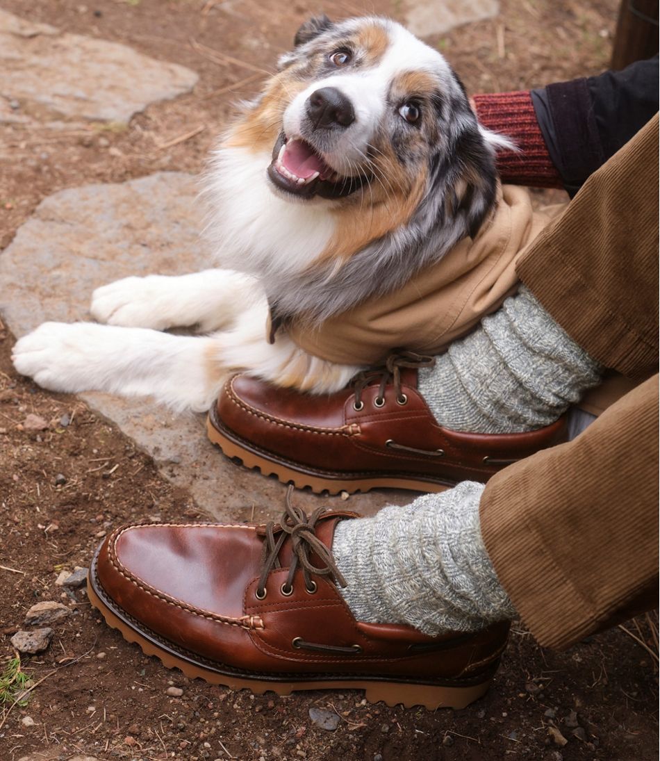 L.L.Bean Men's Allagash Handsewn Mocs, 3-Eye FOOTWEAR|SALE