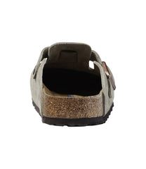 L.L.Bean Men's Birkenstock Soft Footbed Boston Clogs, Suede FOOTWEAR