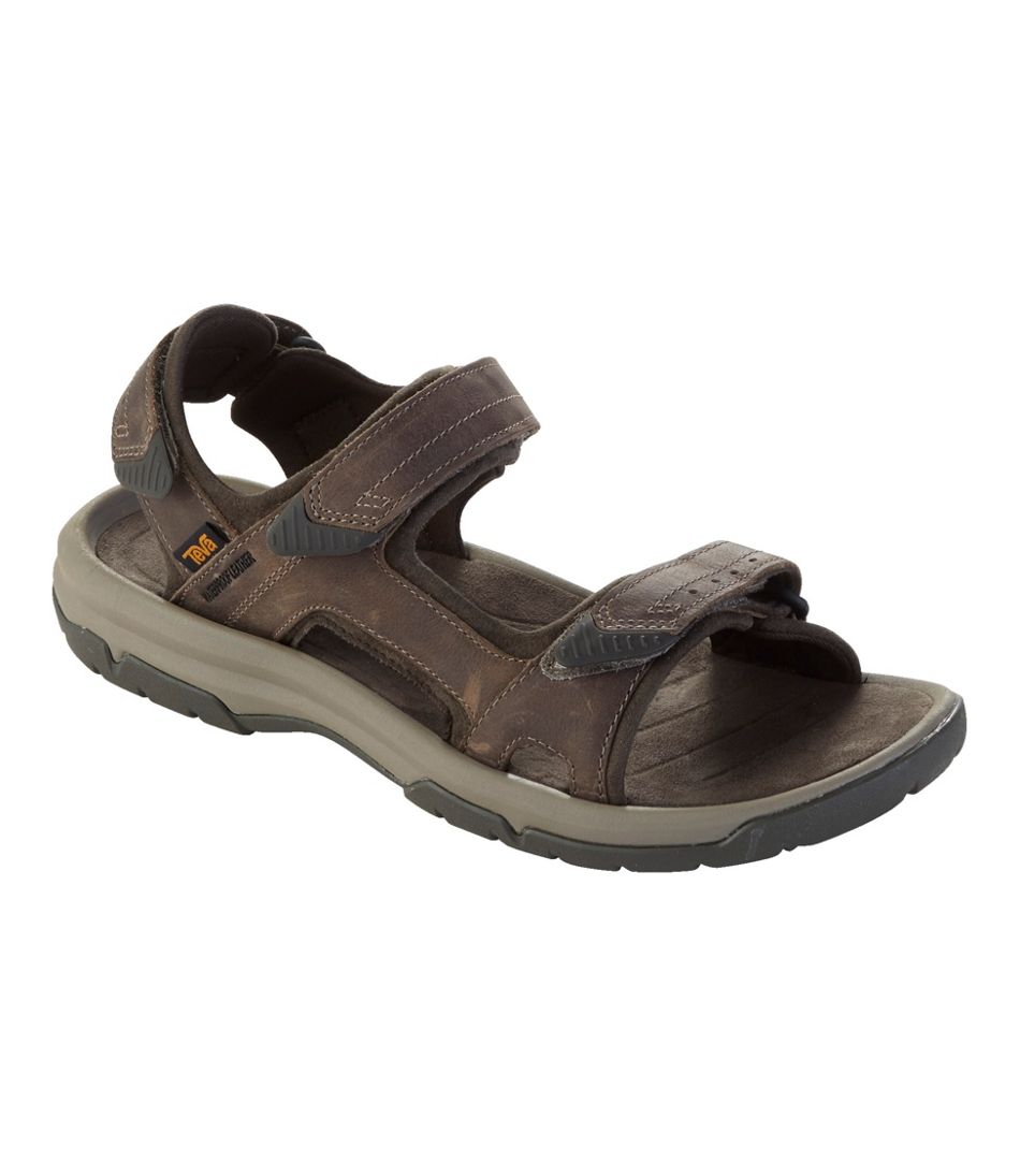 L.L.Bean Men's Teva Langdon Leather Sandals FOOTWEAR