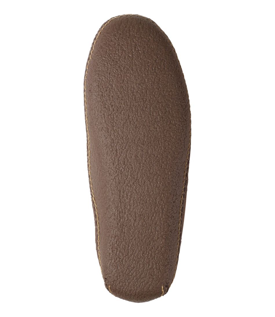 L.L.Bean Men's Handsewn Slippers, Flannel-Lined FOOTWEAR