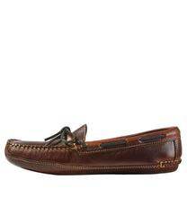 L.L.Bean Men's Leather Double-Sole Slippers, Leather-Lined FOOTWEAR