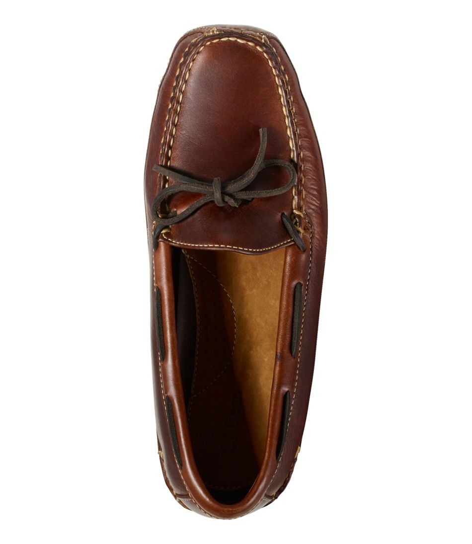 L.L.Bean Men's Leather Double-Sole Slippers, Leather-Lined FOOTWEAR