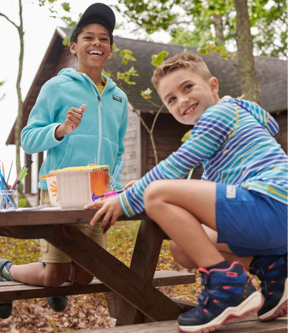 L.L.Bean Kids' Trail Model Hikers, Lace-Free FOOTWEAR