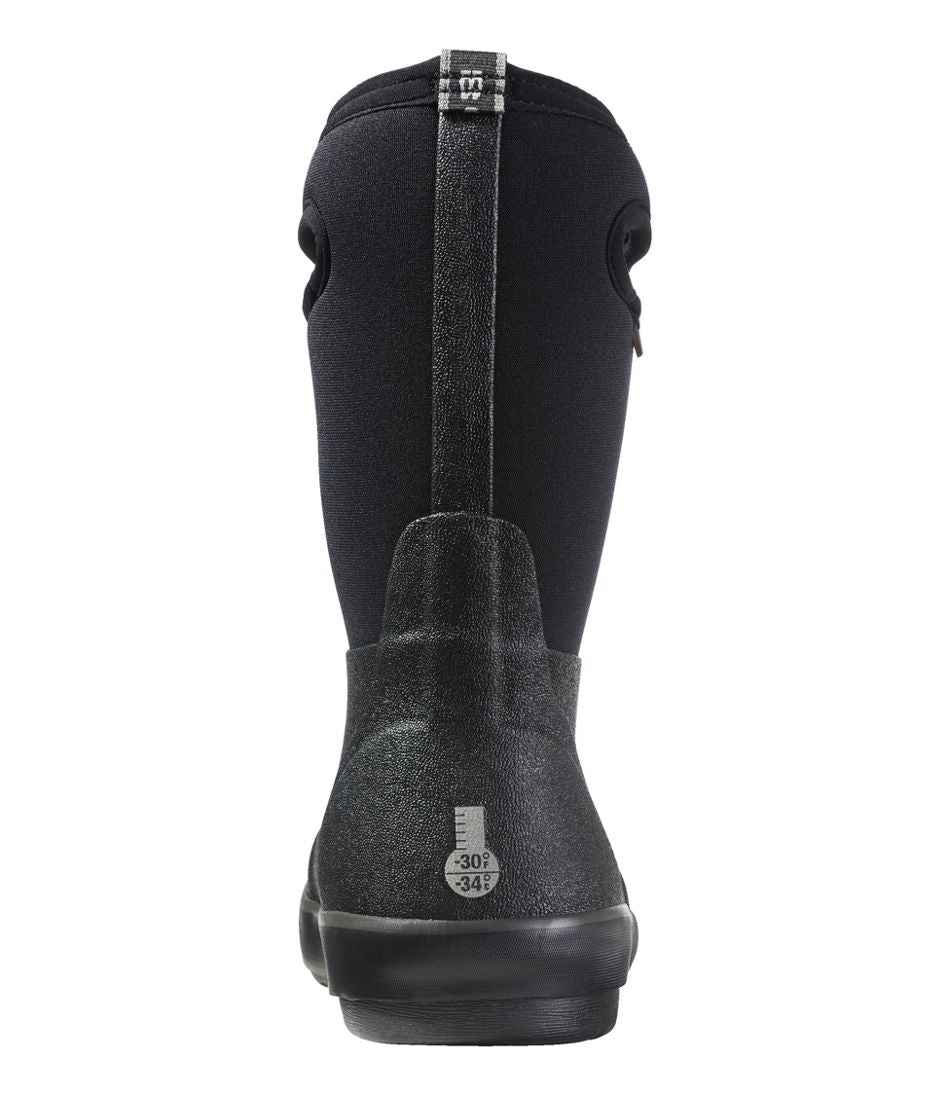 L.L.Bean Kids' Bogs Classic Boots, Black FOOTWEAR