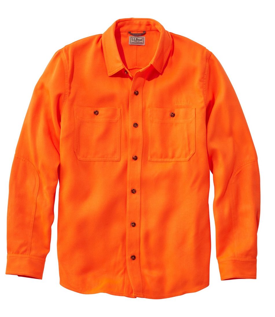 L.L.Bean Men's Double L Field Shirt, Hunter Orange OUTDOOR EQUIPMENT|CLOTHING