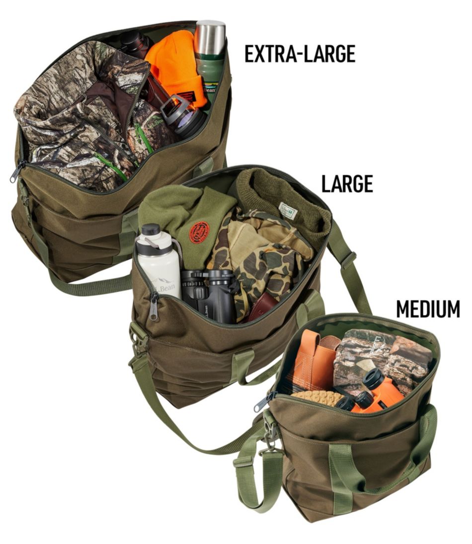 L.L.Bean Zip Hunter's Tote Bag With Strap OUTDOOR EQUIPMENT|BAG & TRAVEL