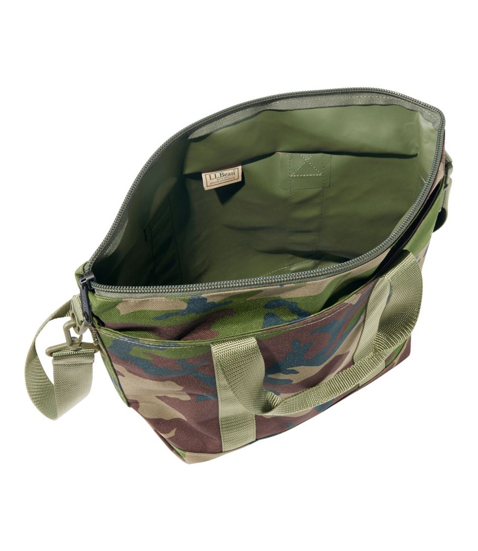 L.L.Bean Zip Hunter's Tote Bag With Strap, Camo OUTDOOR EQUIPMENT|BAG & TRAVEL