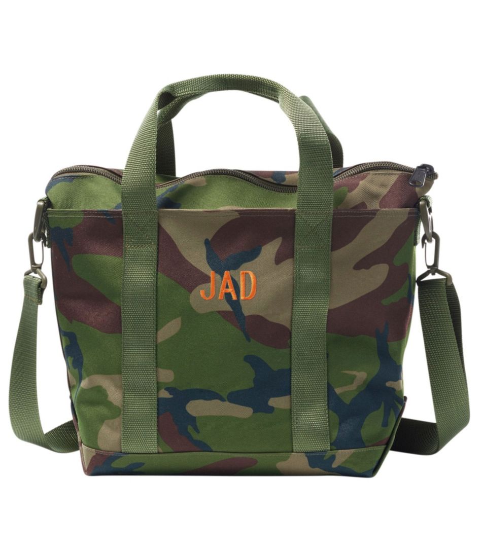 L.L.Bean Zip Hunter's Tote Bag With Strap, Camo OUTDOOR EQUIPMENT|BAG & TRAVEL