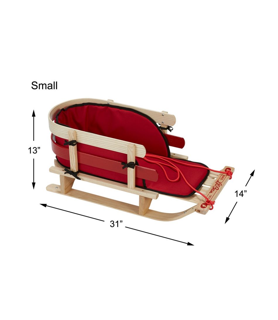 L.L.Bean Kids' Pull Sled and Cushion Set OUTDOOR EQUIPMENT