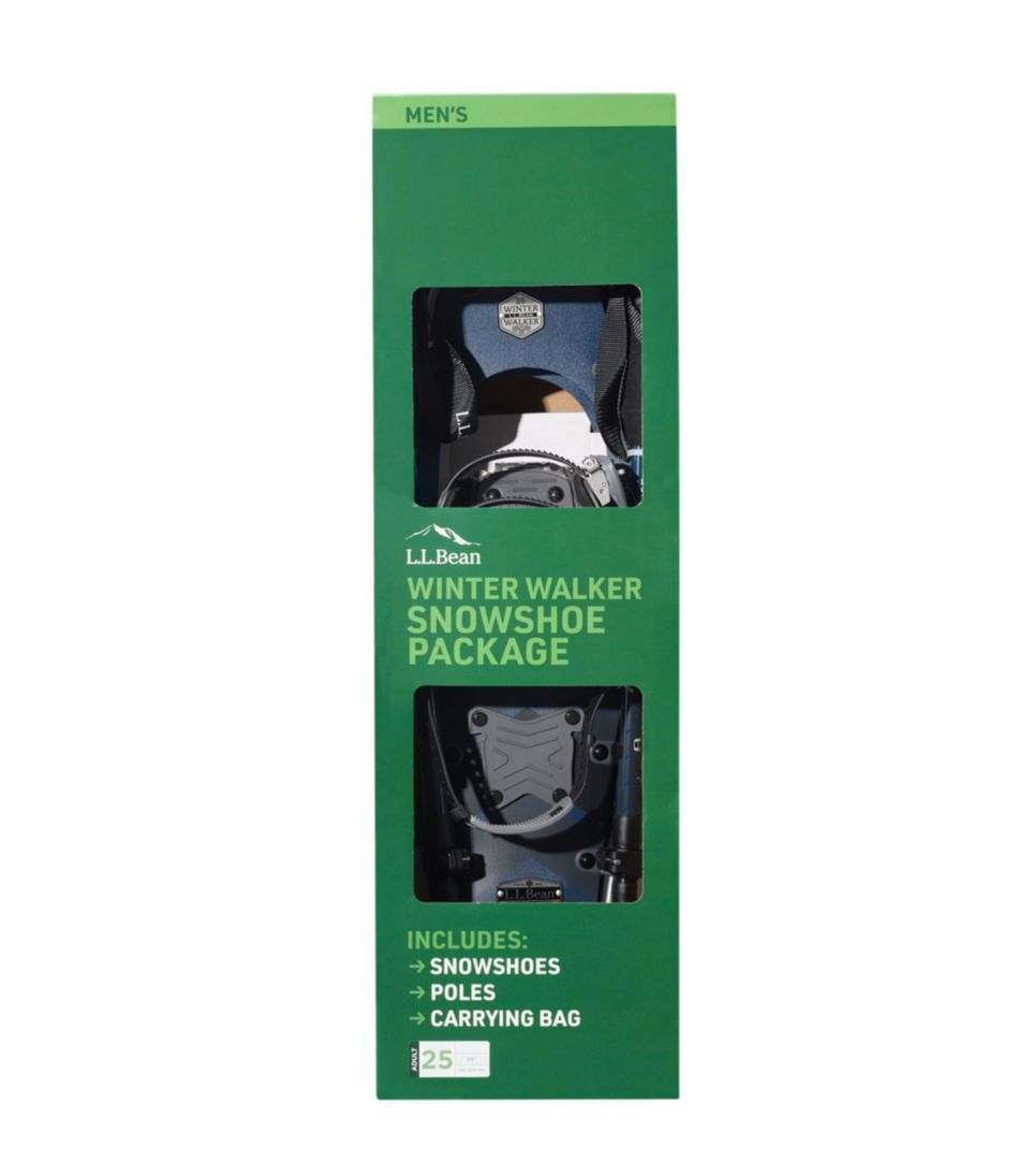 L.L.Bean Men's Winter Walker Snowshoe Package OUTDOOR EQUIPMENT
