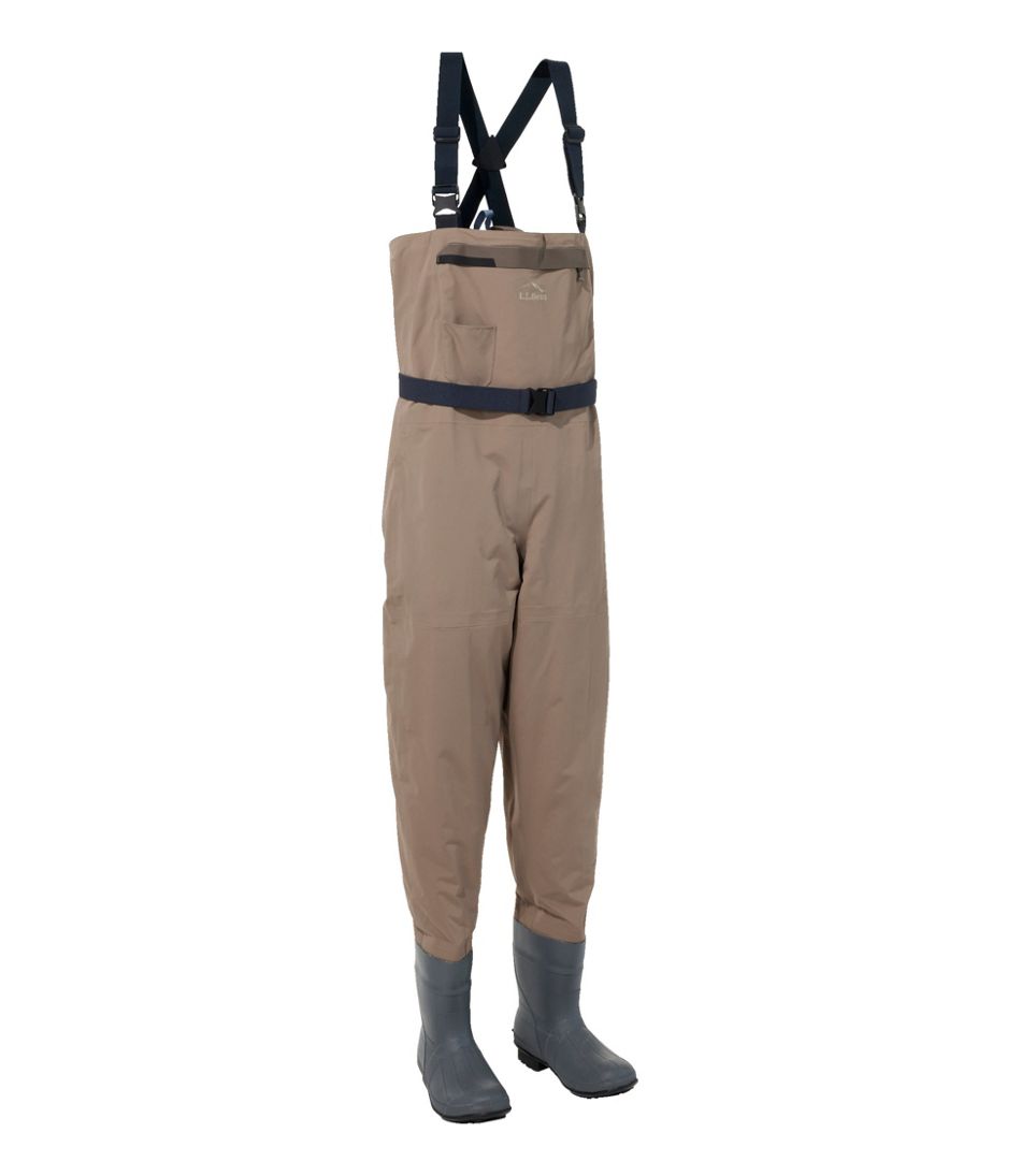 L.L.Bean Men's Double L Boot-Foot Waders OUTDOOR EQUIPMENT