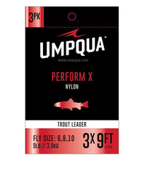 L.L.Bean Umpqua Perform X Trout Leader, 3-Pack OUTDOOR EQUIPMENT