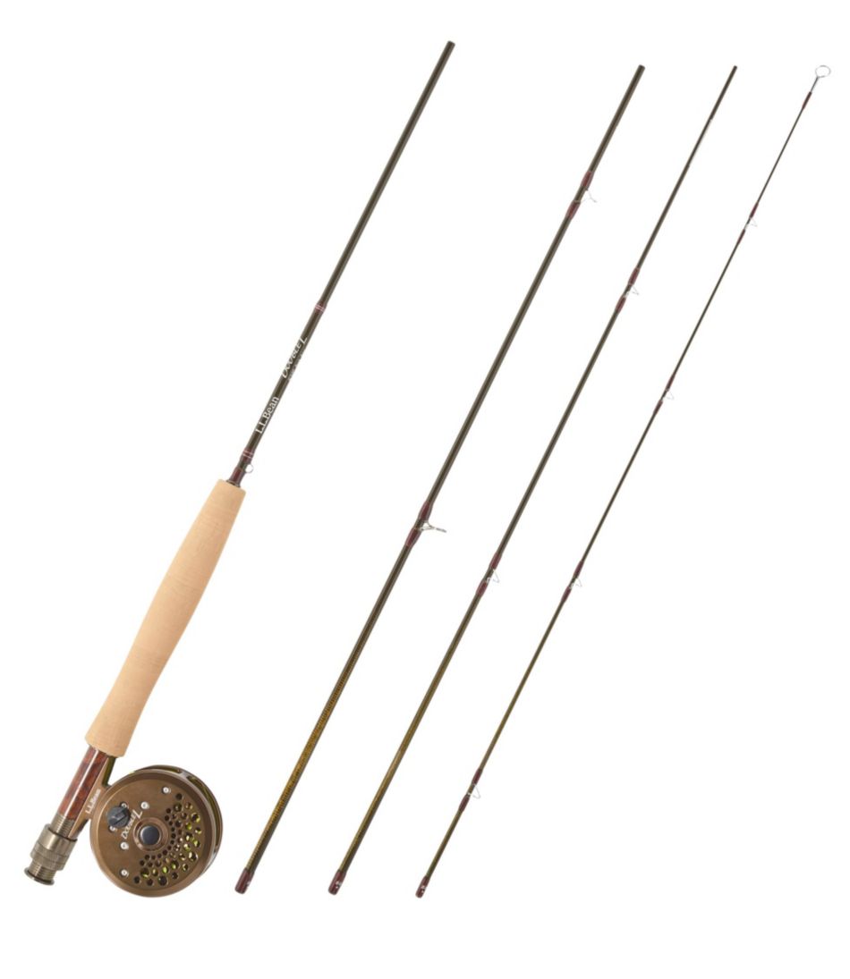 L.L.Bean Double L Fly Rod Outfits, 3-4 wt. OUTDOOR EQUIPMENT