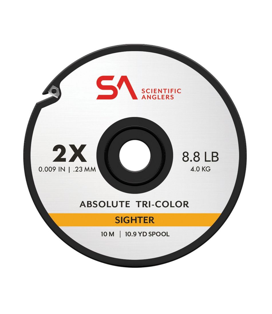 L.L.Bean Scientific Angler Absolute Tri-Color Sighter Tippet, 10 meters OUTDOOR EQUIPMENT