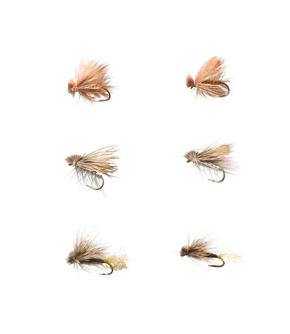 L.L.Bean Umpqua Six-Piece Caddis Dry Fly Selection OUTDOOR EQUIPMENT