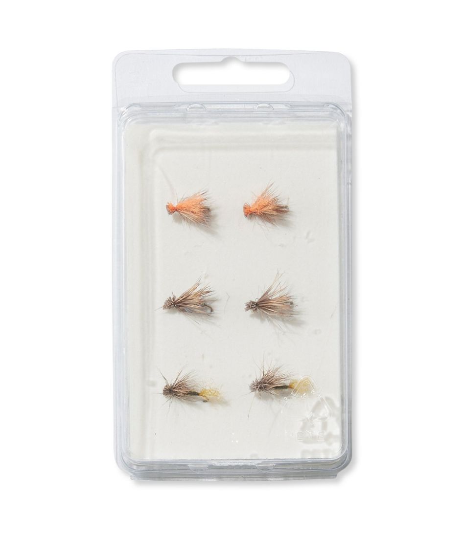 L.L.Bean Umpqua Six-Piece Caddis Dry Fly Selection OUTDOOR EQUIPMENT