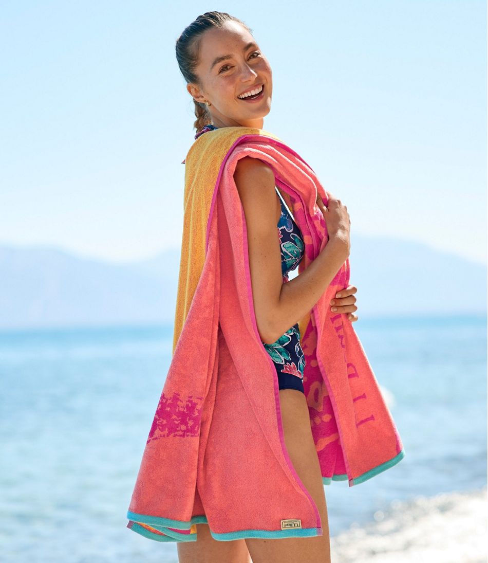 L.L.Bean Seaside Beach Towel, Starfish OUTDOOR EQUIPMENT|HOME GOODS