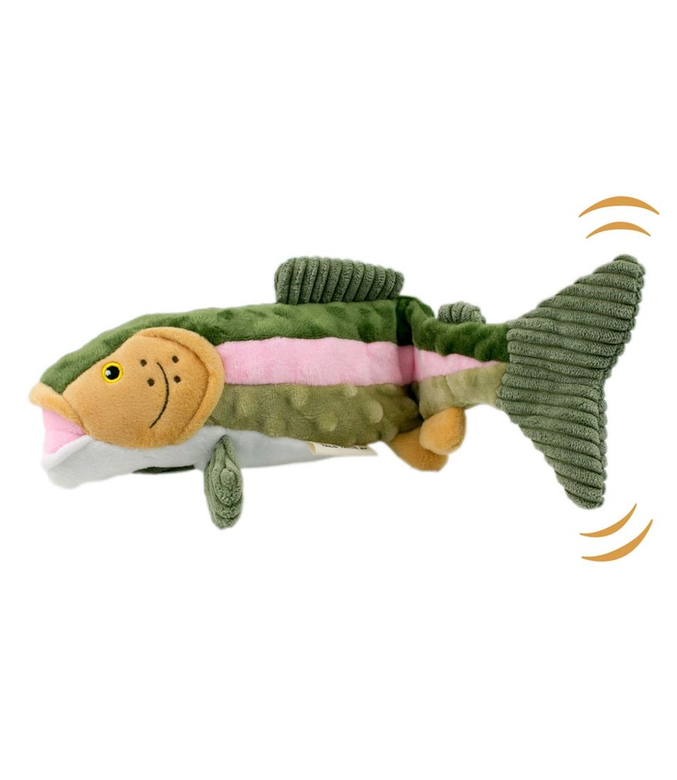 L.L.Bean Twitchy Tail Trout Dog Toy OUTDOOR EQUIPMENT|HOME GOODS