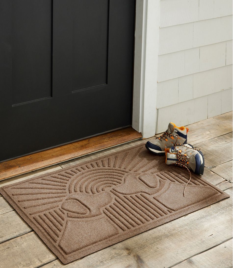 L.L.Bean Everyspace Recycled Waterhog Doormat, Sunrise Dogs OUTDOOR EQUIPMENT|HOME GOODS