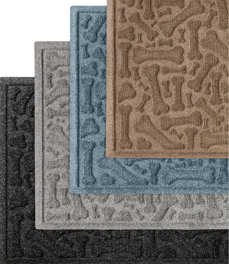 L.L.Bean Recycled Waterhog Scattered Bones Mat OUTDOOR EQUIPMENT|HOME GOODS