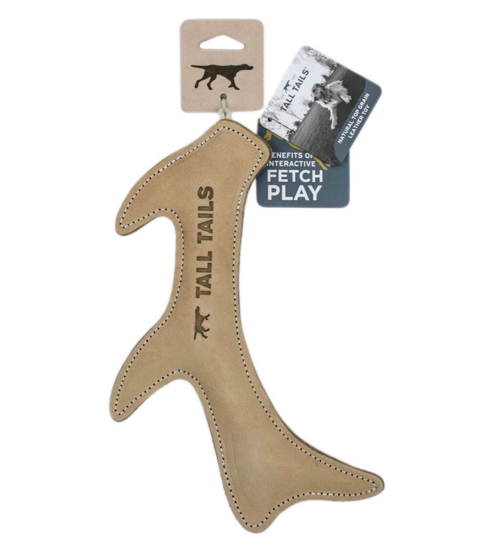 L.L.Bean Natural Leather Antler Dog Toy OUTDOOR EQUIPMENT|HOME GOODS